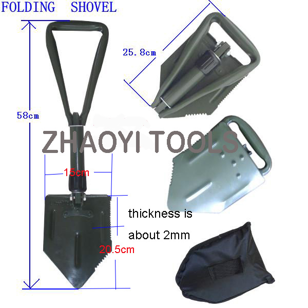 mini folding shovel