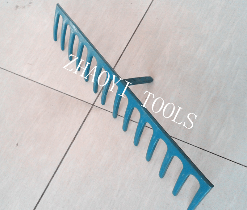 20010101 forged impact earth soil rake