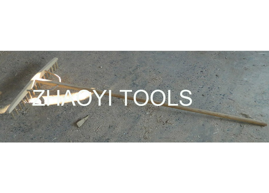 1055045 wood garden hay rakes forks